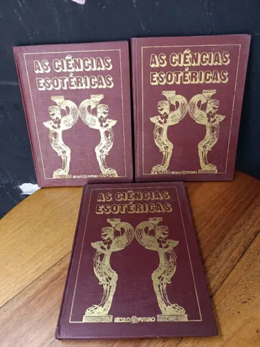 AS CIÊNCIAS ESOTÉRICAS 3 VOLUMES ED. SÉCULO FUTURO - ANOS 80