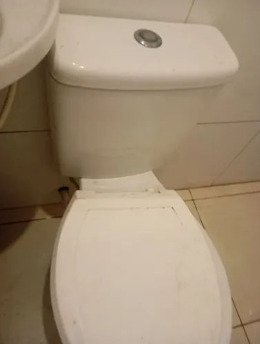 Vaso acoplado branco