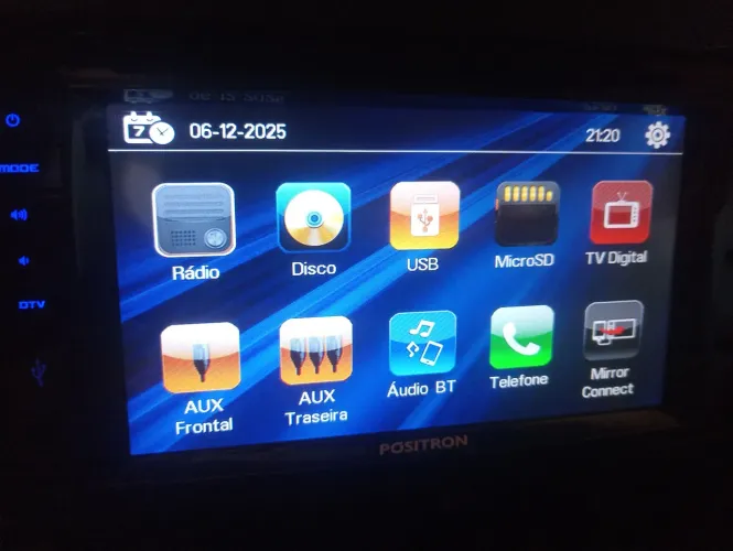 Multimídia Positron com tv digital