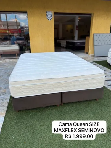Colchão Queen MAXFLEX SEMINOVO TOP - Entrego!