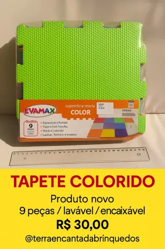 Tapete Colorido EVA - 9 Peças