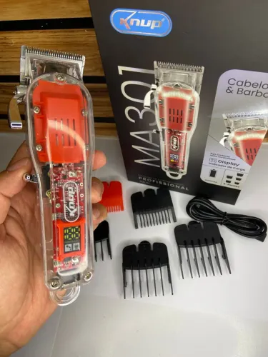 Máquina de Cortar Cabelo sem Fio com Display - MA301 Knup an3