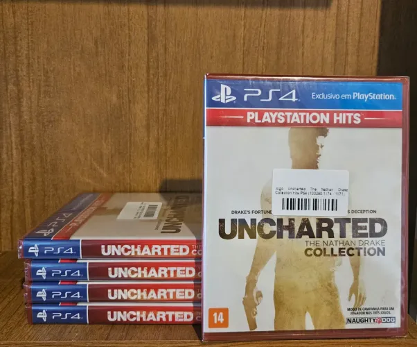 uncharted collection ps4 novo lacrado aceito cartao e analiso trocas