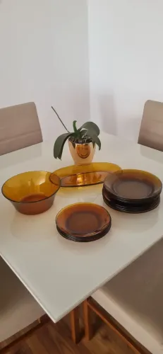 Conjunto de Louças Âmbar Vintage Duralex