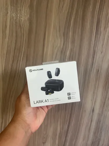 Hollyland Lark A1 Combo - Mini microfone sem fio para iPhone e Android