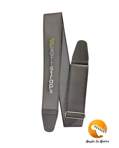 CORREIAS COURO PRETA SOFT STRAP