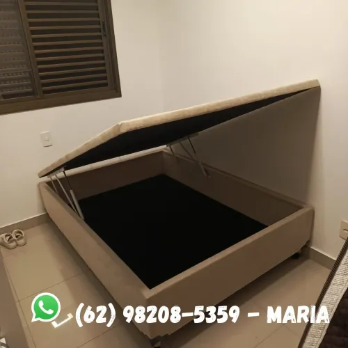 BOX BAÚ CASAL INTEIRO 138X188, BAÚ BLINDADO