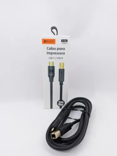 Cabo impressora tipo C USB-B Hrebos