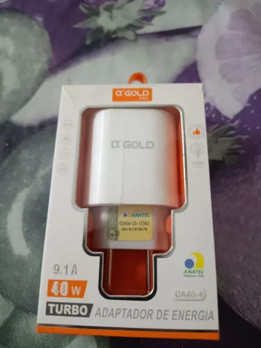 Carregador celular turbo novo 40w