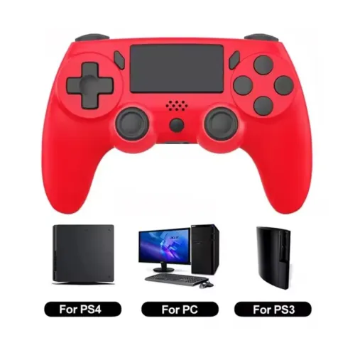 Controle Games Compatível PS4/PC/PS3 - Vermelho