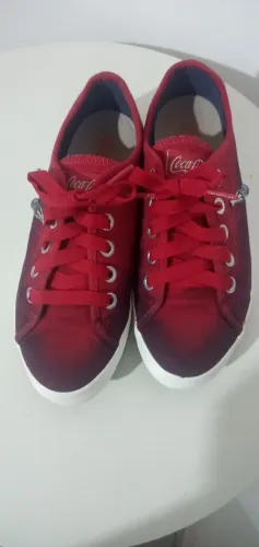 Tênis Coca-Cola ( modelo: Shoes Miami Ombre) original/ Tam.36. Usado.