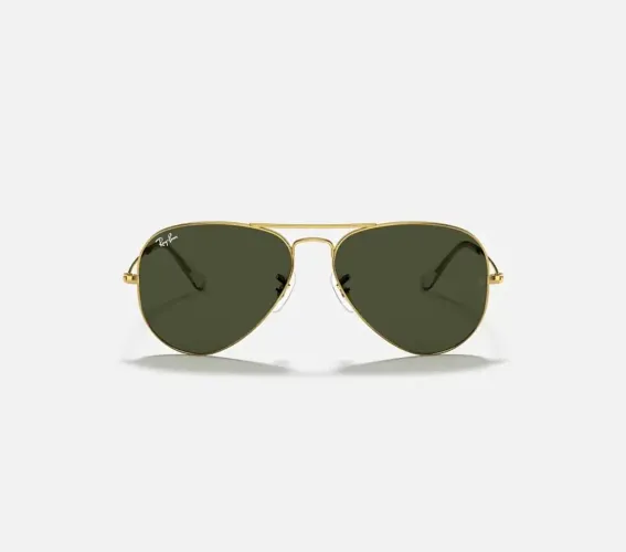Óculos Rayban Aviador Classic Dourado 