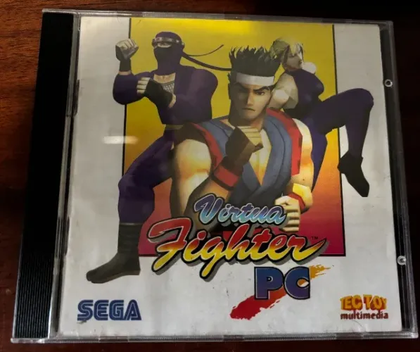 VIRTUA FIGHTER PC Sega Tec Toy - Jogo original de colecionador!