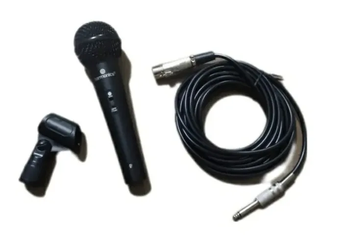 Microfone Dinâmico Cardióide Mdu201 Harmonics Vocal c/ cabo