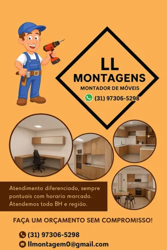Montador de móveis Bh e região  metropolitana 