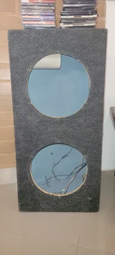 Caixa de Som para Subwoofer 10" dutada independente 