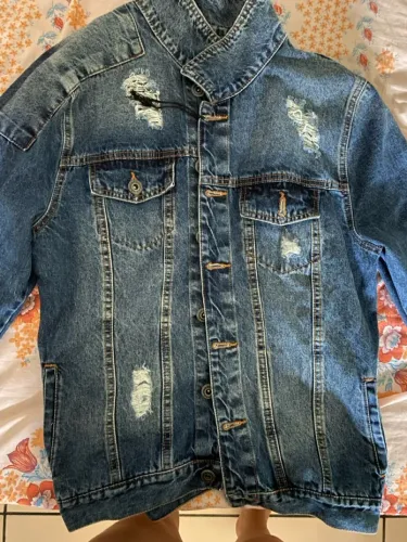 Jaqueta Jeans Destroyed - Estilo e Conforto