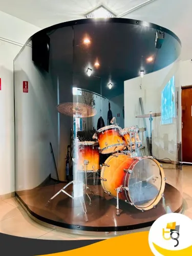Cabines acústica de Bateria  policarbonato 