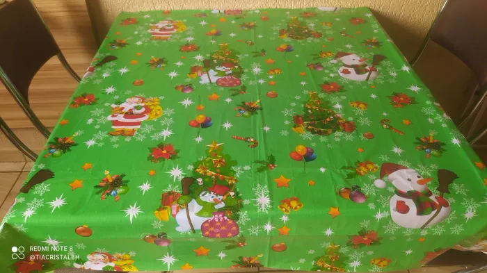 Toalha de mesa natalina