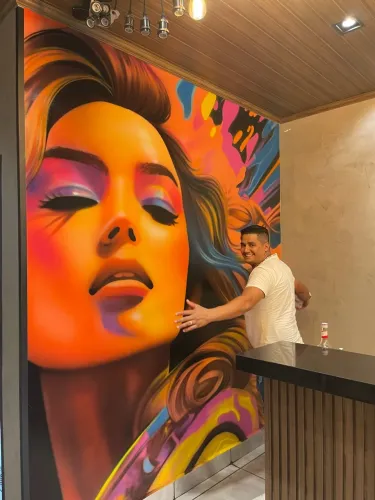 Grafite em Goiânia. Desenhos letreiro pintura 