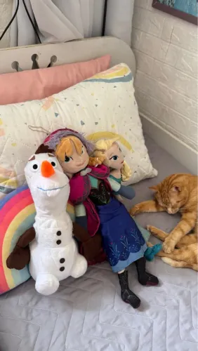 Bonecos Frozen - Elsa, Anna e Olaf