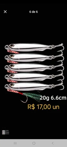 Isca artificial de pesca jampingi 20g
