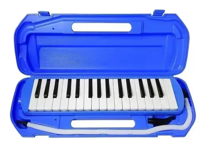 Escaleta Piânica Csr 32 Teclas Azul Com Case Bocal E Estojo - DIA DAS CRIANÇAS 
