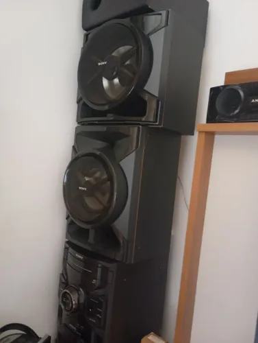 Som da Sony 4 caixas 6.500 wats