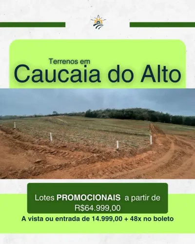 Caucaia do Alto em destaque: o terreno ideal para você está aqui