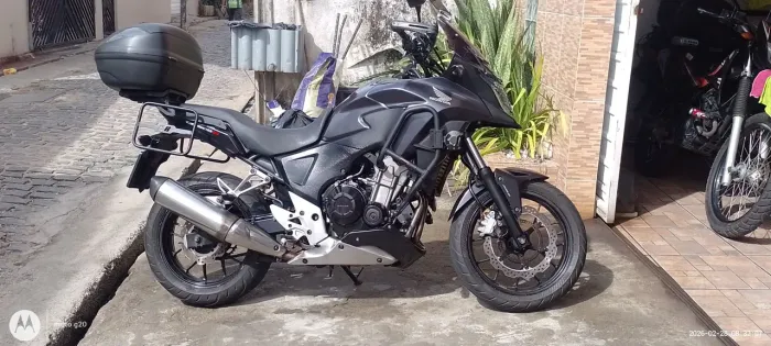 Vendo moto Honda CB 500 X ano 2015 - muito nova e equipada! Com baú de alumínio