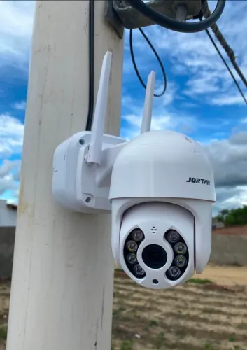 Câmera de segurança externa Jortan, nova