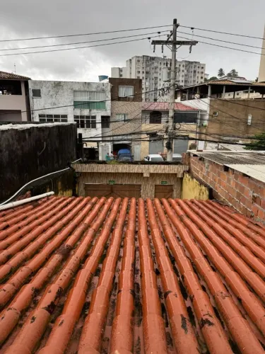 Doação 900 telhas cerâmica