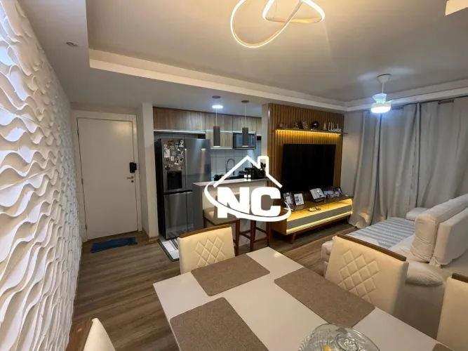 Apartamento no condominio Eco Park com 3 quartos em Maria Paula à venda, 75 m² por R$ 390.