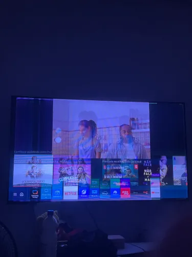 Tv Samsung 55 Polegadas com problema na tela
