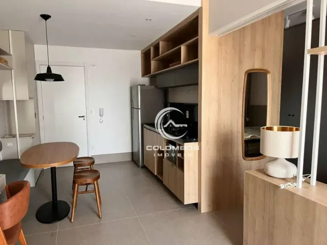 MM536 - Apartamento/Stúdio com 1 dormitório para alugar, 39 m² por R$ 5.000/mês - Cambuí -