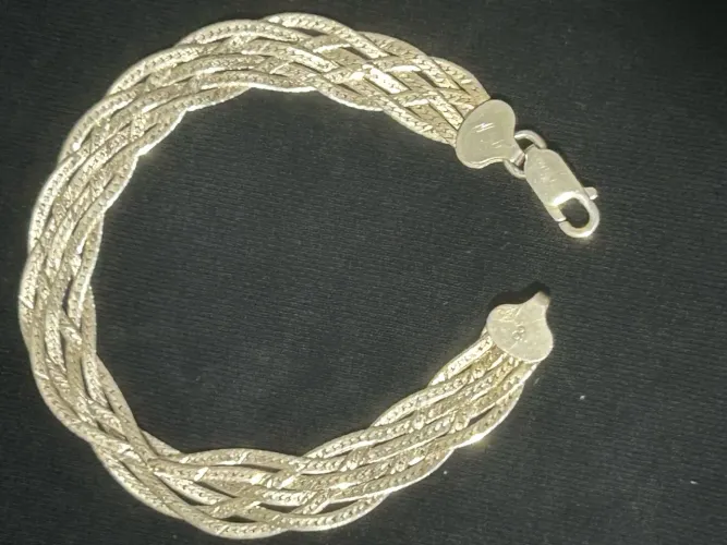pulseira de prata