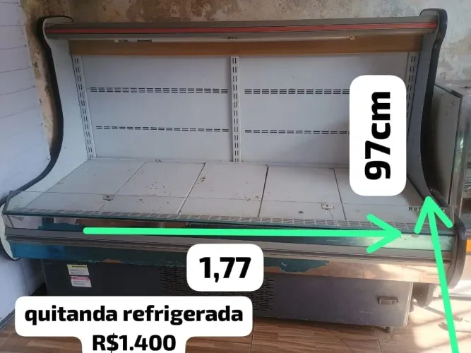 Expositor refrigerado aberto