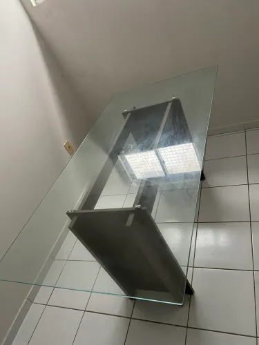 mesa de vidro