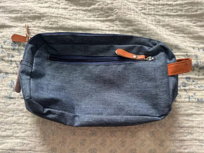 NECESSAIRE NOVA RETANGULAR AZUL
