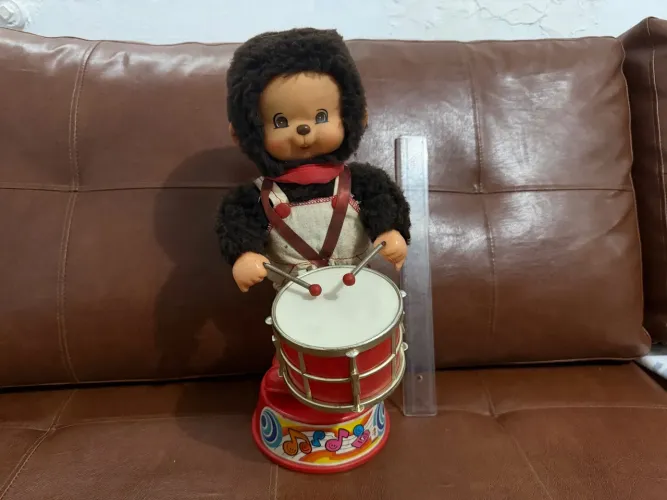 Boneco Mimo antigo bateria.