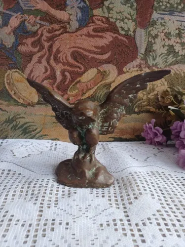 Escultura Águia em bronze maciço 