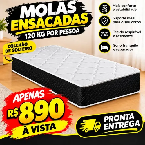 Precisando dormir bem ,temos um colchão confortável para você