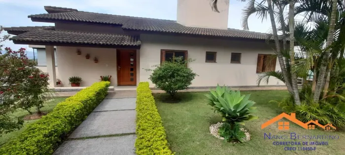casa em condominio 5 dorms sendo 2 suites, vista para area de preservaçao