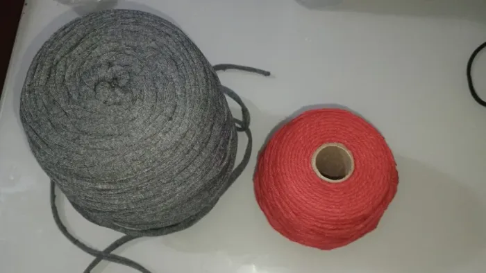 Fio de malha e barbante de algodão - Linhas para crochê