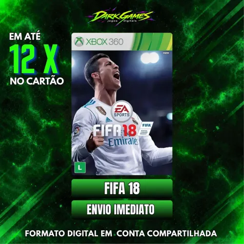 Jogo original FIFA 18 Xbox 360