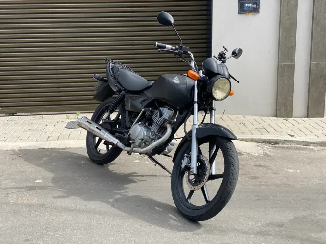 Honda CG 125 freio a disco e roda de liga