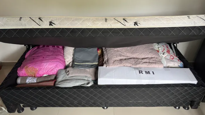 Cama Box Baú Solteiro Ortopédico Cama Auxiliar