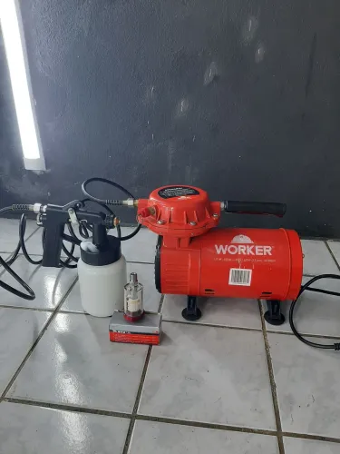 Compressor ar diretor, semi novo usado poucas estado de novo.
