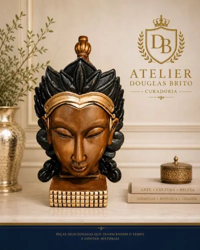 Máscara hindu - Escultura - última peça 
