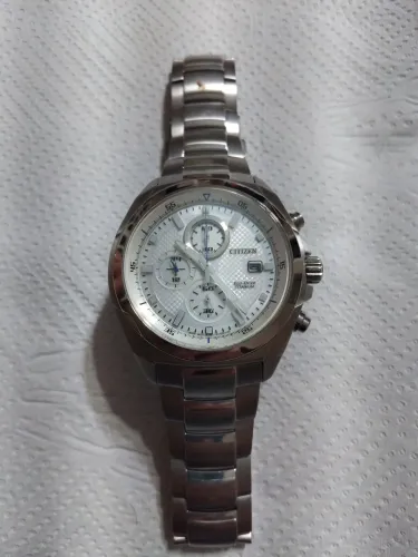 Citizen eco driver safira super titânio